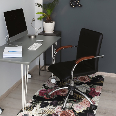 Tapis bureau Jardin foncé