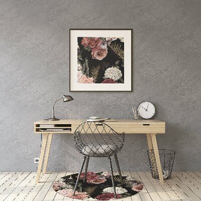 Tapis bureau Jardin foncé