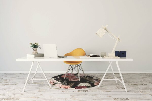 Tapis bureau Jardin foncé