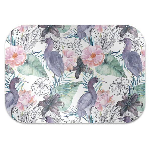 Tapis protège sol Oiseaux tropicaux
