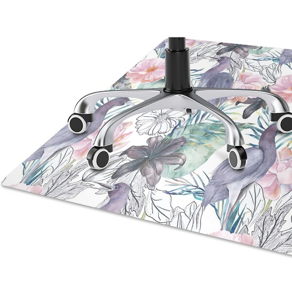 Tapis protège sol Oiseaux tropicaux