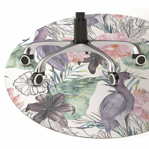 Tapis protège sol Oiseaux tropicaux