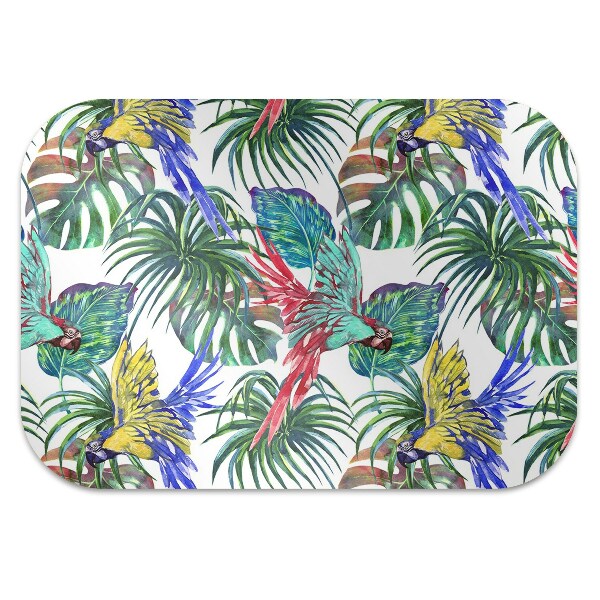 Tapis de chaise de bureau Perroquet