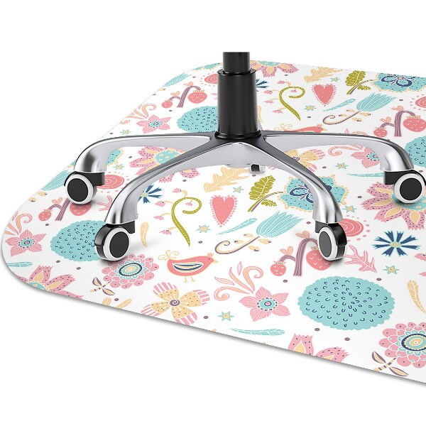 Tapis pour chaise de bureau Modèles colorés