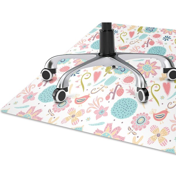 Tapis pour chaise de bureau Modèles colorés