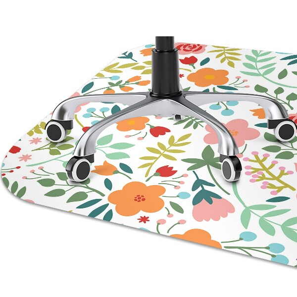 Tapis protège sol Image en fleurs