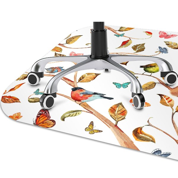 Tapis de chaise de bureau Oiseaux sur la branche