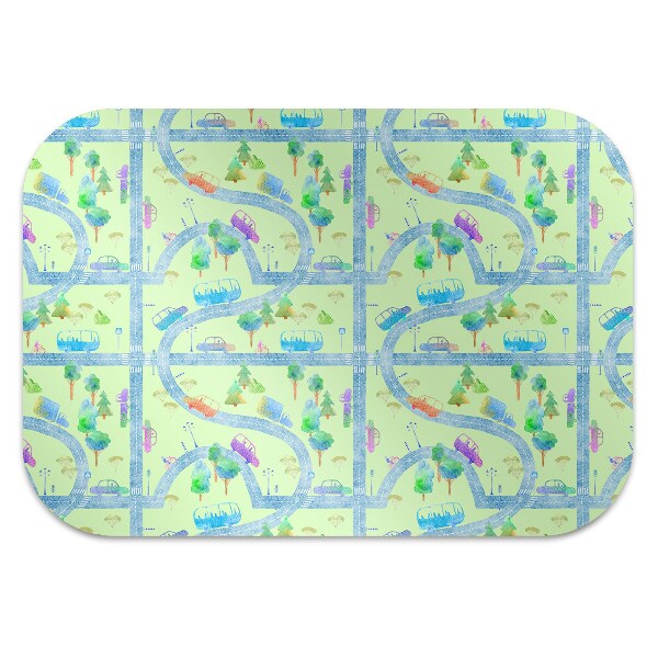 Tapis de chaise de bureau Voitures pour les enfants