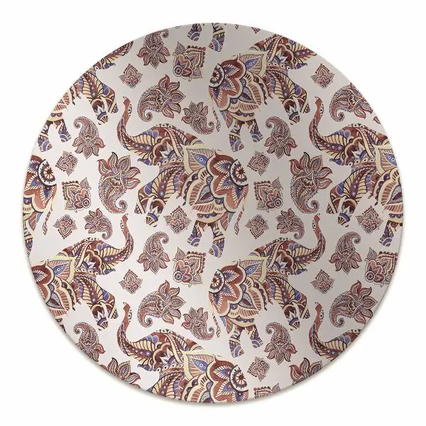 Tapis de chaise Éléphant de Paisley