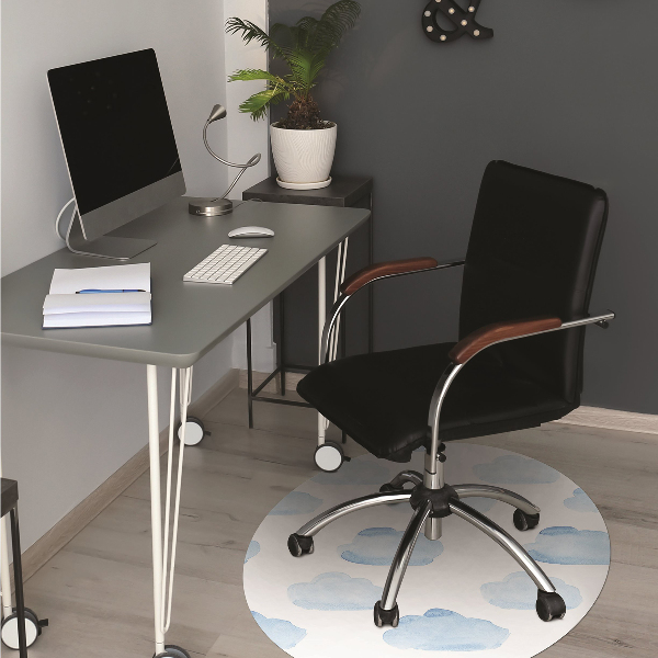 Tapis de chaise de bureau Des nuages