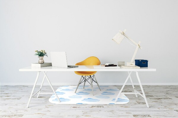 Tapis de chaise de bureau Des nuages