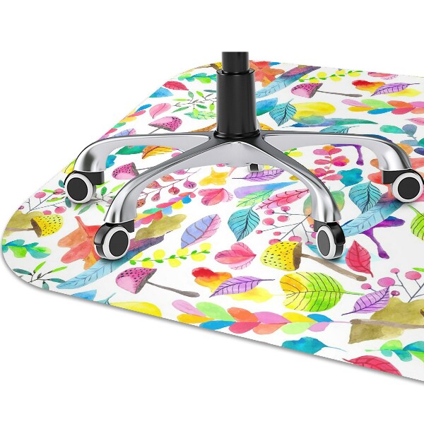 Tapis de chaise de bureau Champignons