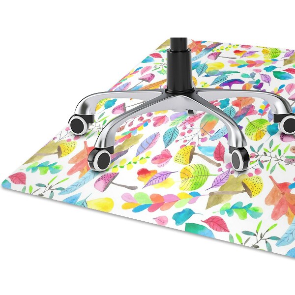 Tapis de chaise de bureau Champignons
