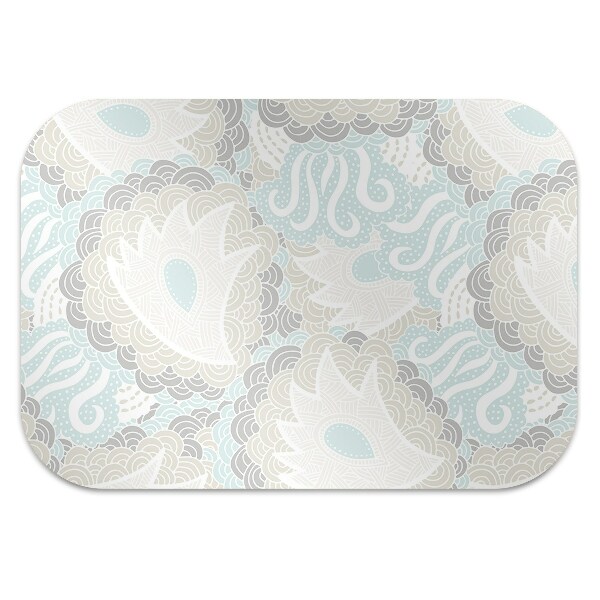 Tapis protège sol Fleurs pastel