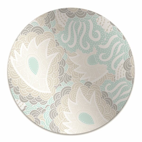 Tapis protège sol Fleurs pastel