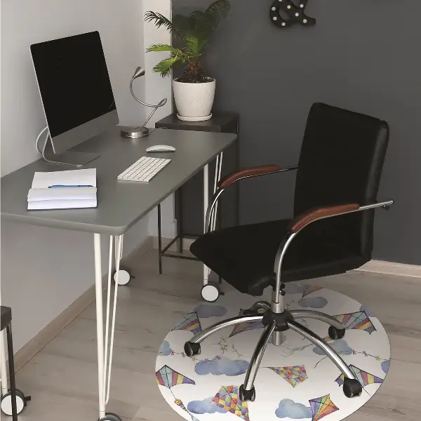Tapis pour chaise de bureau Clouds de cerfs-volants