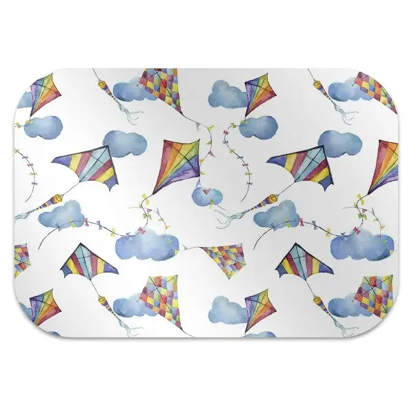 Tapis pour chaise de bureau Clouds de cerfs-volants
