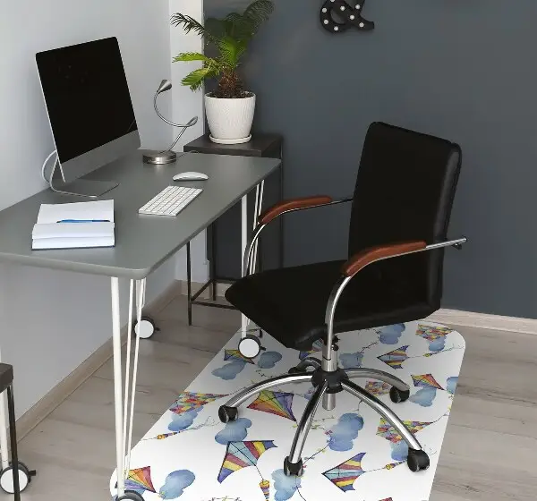 Tapis pour chaise de bureau Clouds de cerfs-volants