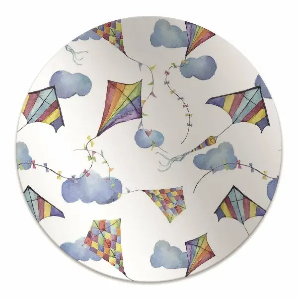 Tapis pour chaise de bureau Clouds de cerfs-volants