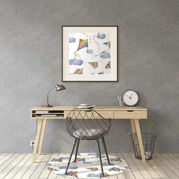 Tapis pour chaise de bureau Clouds de cerfs-volants