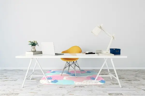 Tapis bureau Empreintes de pas