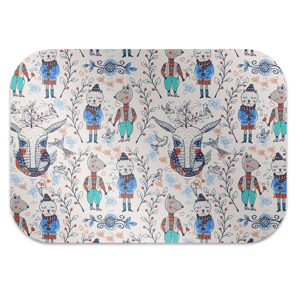 Tapis pour chaise de bureau Animaux