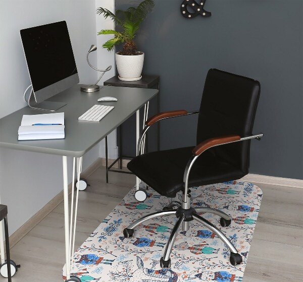 Tapis pour chaise de bureau Animaux