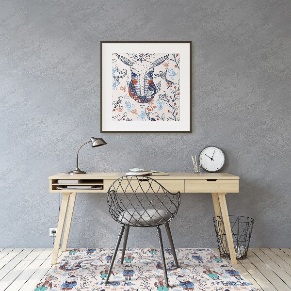 Tapis pour chaise de bureau Animaux