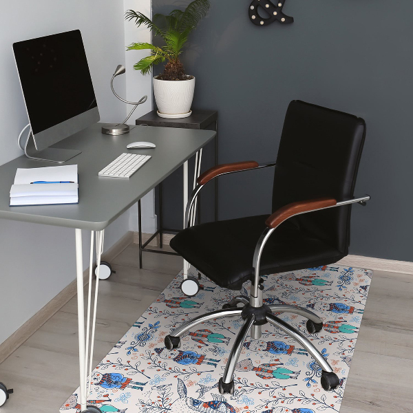 Tapis pour chaise de bureau Animaux