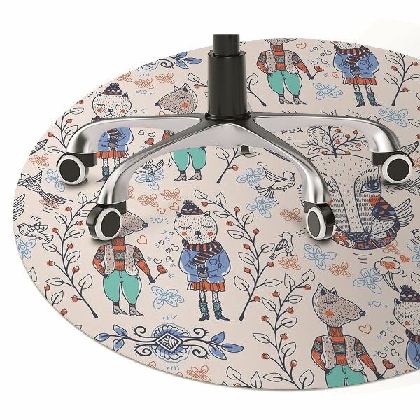 Tapis pour chaise de bureau Animaux
