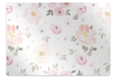 Tapis bureau Motif floral