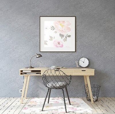 Tapis bureau Motif floral