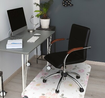 Tapis bureau Motif floral