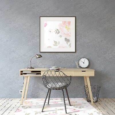 Tapis bureau Motif floral