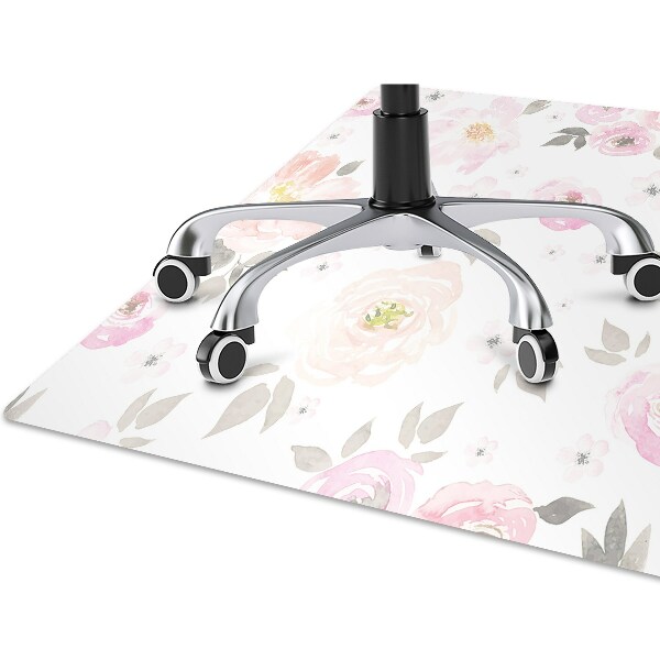 Tapis bureau Motif floral