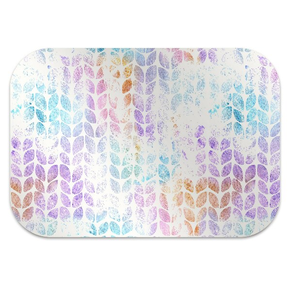 Tapis pour chaise de bureau Feuille de brocart