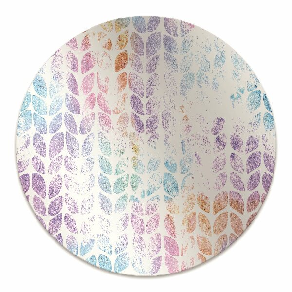 Tapis pour chaise de bureau Feuille de brocart