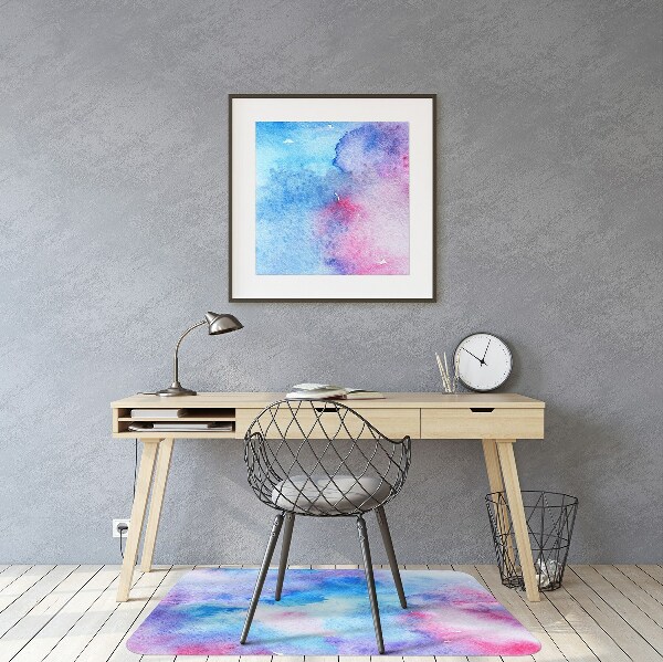 Tapis protection sol Nuages ​​abstraits