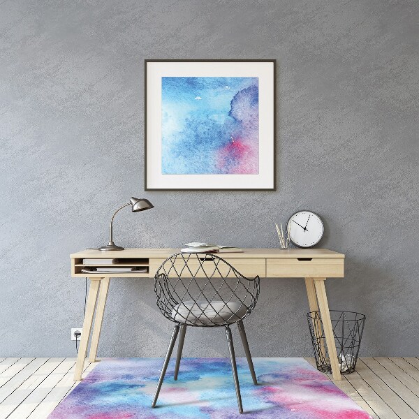 Tapis protection sol Nuages ​​abstraits