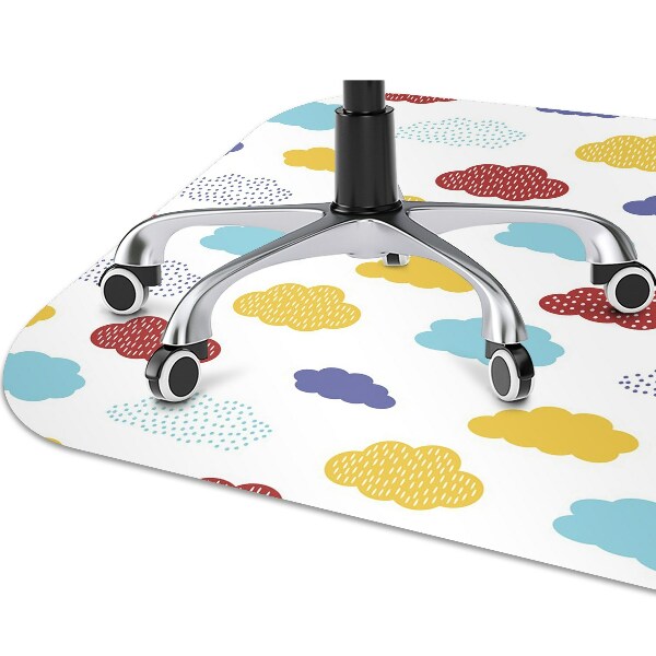 Tapis de chaise de bureau Nuages ​​colorés