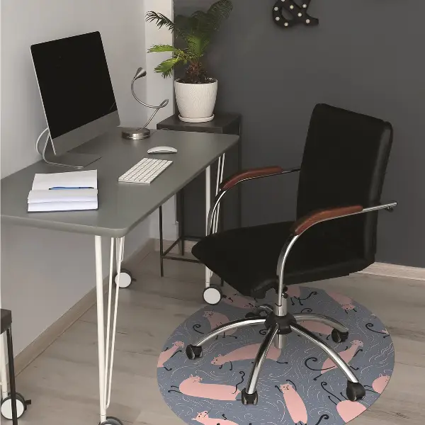 Tapis protège sol Chats de dessin animé