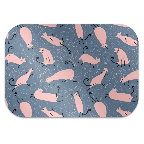 Tapis protège sol Chats de dessin animé