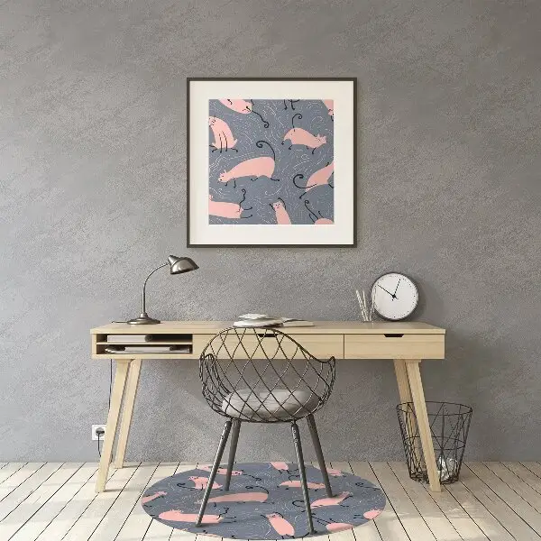 Tapis protège sol Chats de dessin animé