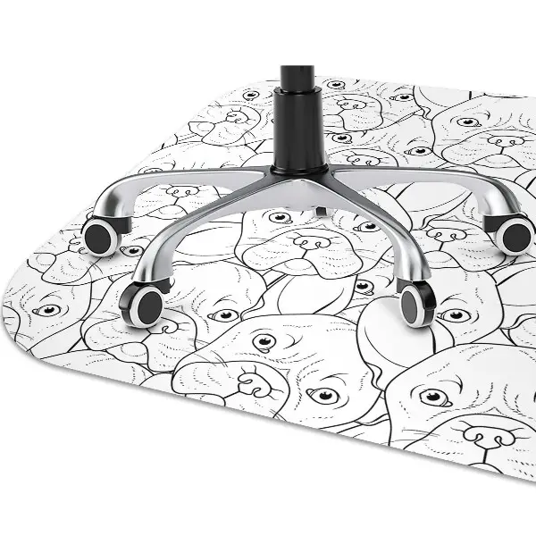 Tapis bureau Chien bulldog