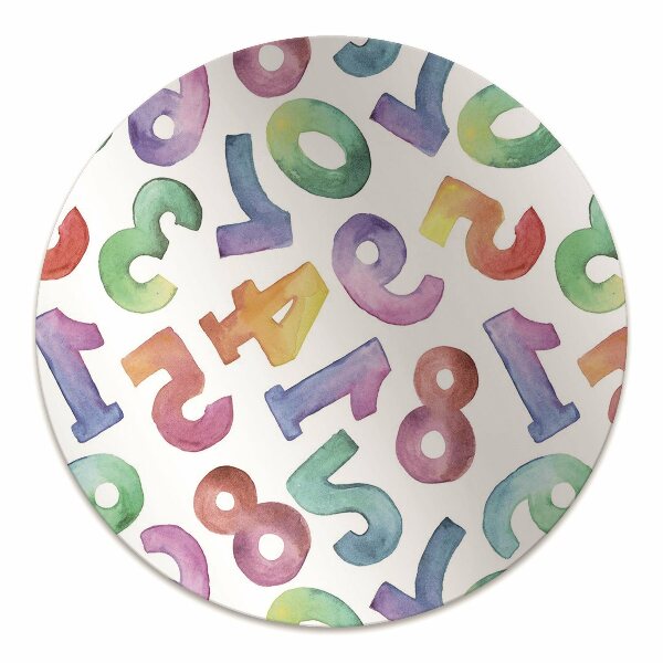 Tapis protège sol Lettres colorées