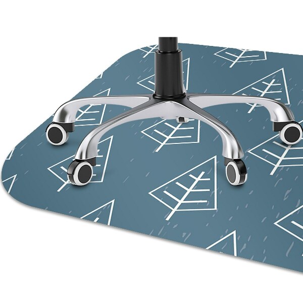 Tapis de chaise Forêt bleue