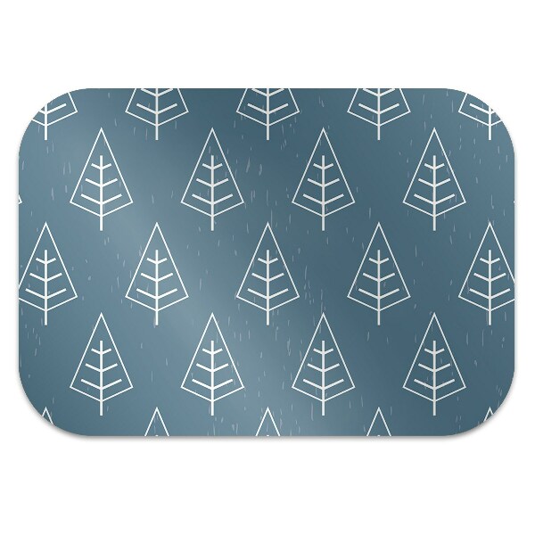 Tapis de chaise Forêt bleue