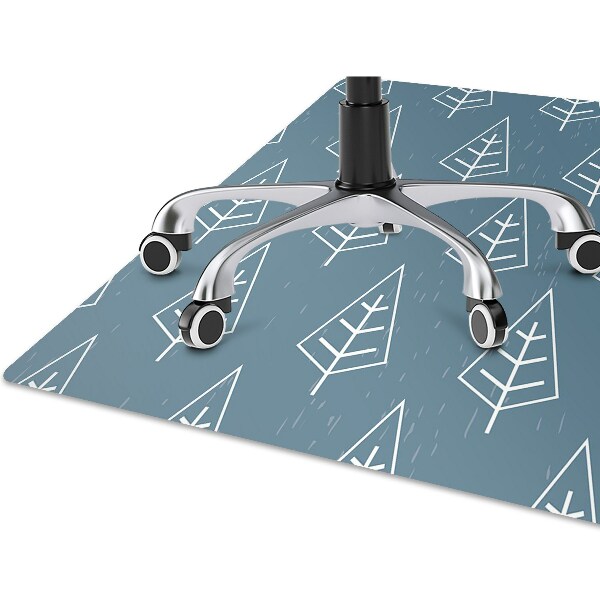 Tapis de chaise Forêt bleue