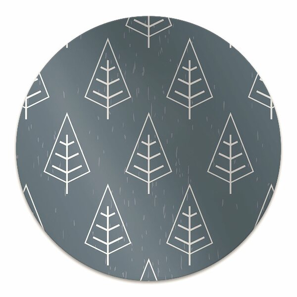 Tapis de chaise Forêt bleue