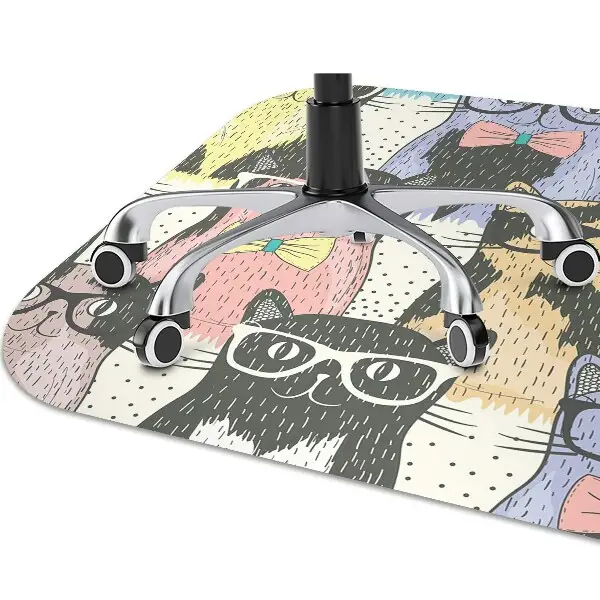 Tapis de chaise de bureau Chats